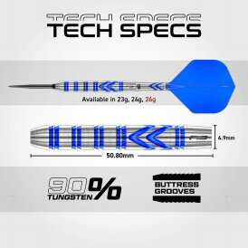 Red Dragon Steel Darts Switch Point Gerwyn Price Original PVD Blue 90% Steeltip Dart Steeldart