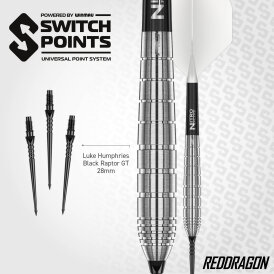 Red Dragon Steel Darts Switch Points Luke Humphries Cool Hand TX1 Pioneer 90% Tungsten Steeltip Dart Steeldart