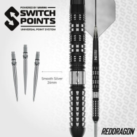 Red Dragon Steel Darts Switch Point Recon Parallel Barrel 90% Tungsten Steeltip Dart Steeldart