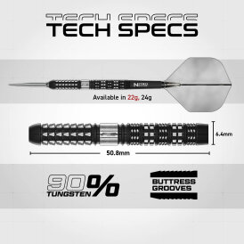 Red Dragon Steel Darts Switch Point Recon Parallel Barrel 90% Tungsten Steeltip Dart Steeldart