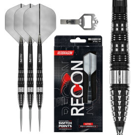 Red Dragon Steel Darts Switch Point Recon Torpedo Barrel 90% Tungsten Steeltip Dart Steeldart 25 g