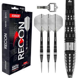 Red Dragon Steel Darts Switch Point Recon Torpedo Barrel 90% Tungsten Steeltip Dart Steeldart 25 g