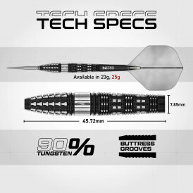Red Dragon Steel Darts Switch Point Recon Torpedo Barrel 90% Tungsten Steeltip Dart Steeldart 25 g