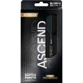 Red Dragon Steel Darts Switch Point Ascend Parallel Barrel 90% Tungsten Steeltip Dart Steeldart