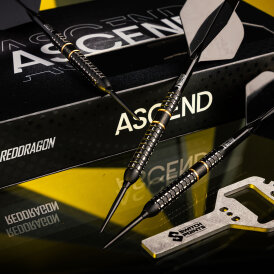 Red Dragon Steel Darts Switch Point Ascend Parallel Barrel 90% Tungsten Steeltip Dart Steeldart