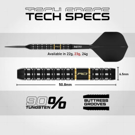 Red Dragon Steel Darts Switch Point Ascend Parallel Barrel 90% Tungsten Steeltip Dart Steeldart