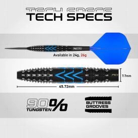 Red Dragon Steel Darts Switch Point Amp Torpedo Barrel 90% Tungsten Steeltip Dart Steeldart 24 g
