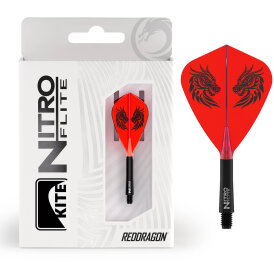 Red Dragon Nitro Flite Jonny Clayton Kite Flight- Schaftsystem S Short