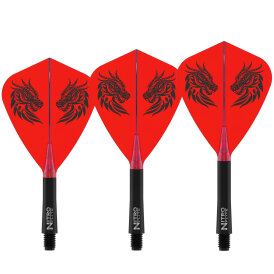 Red Dragon Nitro Flite Jonny Clayton Kite Flight- Schaftsystem S Short