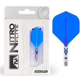 Red Dragon Nitro Flite Aluminium Gerwyn Price Flight- Schaftsystem IM Intermediate