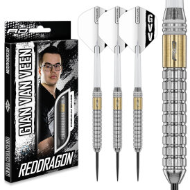 Red Dragon Steel Darts Gian van Veen The Giant SE Brass Steeltip Dart Steeldart 21 g