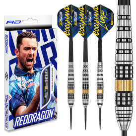 Red Dragon Steel Darts Luke Humphries Cool Hand SE Brass Steeltip Dart Steeldart 21 g