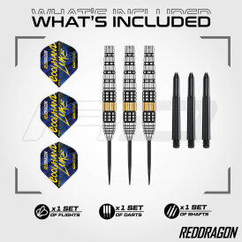 Red Dragon Steel Darts Luke Humphries Cool Hand SE Brass Steeltip Dart Steeldart 21 g