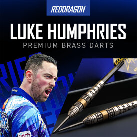 Red Dragon Steel Darts Luke Humphries Cool Hand SE Brass Steeltip Dart Steeldart 21 g