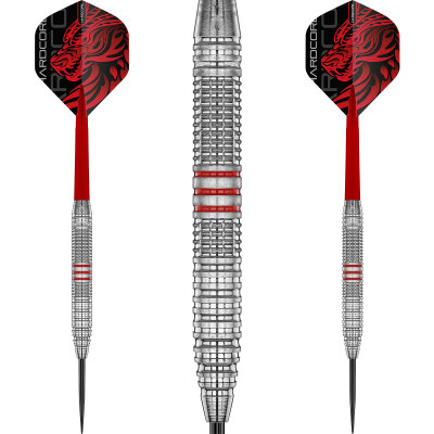 Red Dragon Steel Darts Jonny Clayton Brass Steeltip Dart Steeldart 21 g