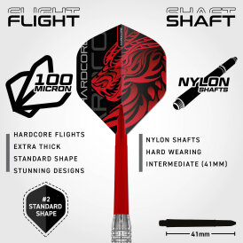 Red Dragon Steel Darts Jonny Clayton Brass Steeltip Dart Steeldart 21 g