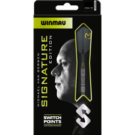Winmau Steel Darts Switch Point MvG Michael van Gerwen Signature Edition Dart 90% Tungsten Steeltip Dart Steeldart