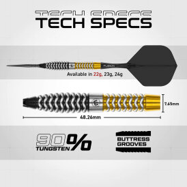 Winmau Steel Darts Switch Point Exion Torpedo 90% Tungsten Steeltip Dart Steeldart
