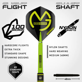 Winmau Steel Darts MvG Michael van Gerwen Brass Dart Steeltip Dart Steeldart 21 g