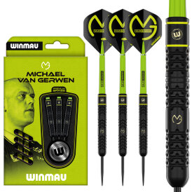 Winmau Steel Darts MvG Michael van Gerwen Signature Brass Dart Steeltip Dart Steeldart 21 g