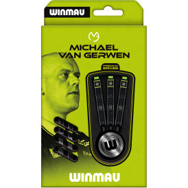 Winmau Steel Darts MvG Michael van Gerwen Signature Brass Dart Steeltip Dart Steeldart 21 g