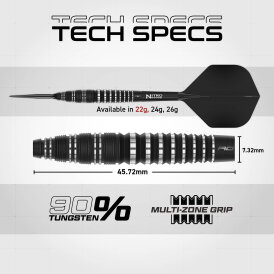 Red Dragon Steel Darts Switch Point Sable Bomb 90% Tungsten Steeltip Dart Steeldart