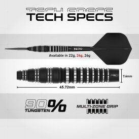 Red Dragon Steel Darts Switch Point Sable Bomb 90% Tungsten Steeltip Dart Steeldart