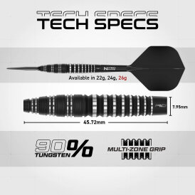 Red Dragon Steel Darts Switch Point Sable Bomb 90% Tungsten Steeltip Dart Steeldart