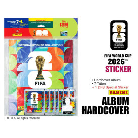 Panini - Offizielle FIFA World Cup 2026™ Fussball-Weltmeisterschaft 2026 Sticker Sammelalbum - Hardcover + 7 Tüten