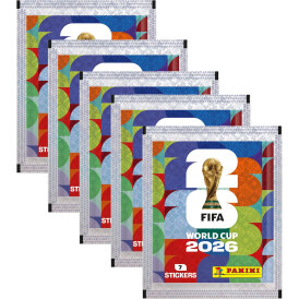 Panini - Offizielle FIFA World Cup 2026™ Fussball-Weltmeisterschaft 2026 Sticker Lose Tüten je 7 Sticker