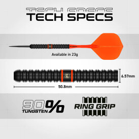 Winmau Steel Darts Emma Paton Edit 90% Tungsten Steeltip Dart Steeldart 23 g