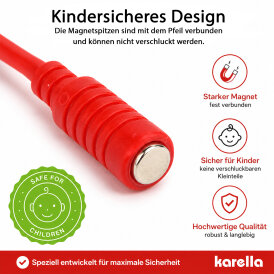Karella Dart Magnet Dartset für Magnet Dartboard Family Ersatz Magnet-Darts