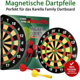 Karella Dart Magnet Dartset für Magnet Dartboard Family Ersatz Magnet-Darts