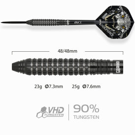 *leicht bespielt* - one80 Steel Dart Crocforce CF2 VHD 90% Tungsten Steeltip Dart Steeldart 25 g