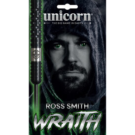 *Verpackung beschädigt* - Unicorn Steel Darts Wraith Ross Smith Smudger 90% Tungsten Steel Dart Steeldart Steeltip 24 g