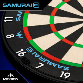 *B-Ware* - Mission Dart Samurai 3 Dartscheibe Bristle Dart Board Dartboard Turnierboard
