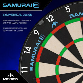 *B-Ware* - Mission Dart Samurai 3 Dartscheibe Bristle Dart Board Dartboard Turnierboard