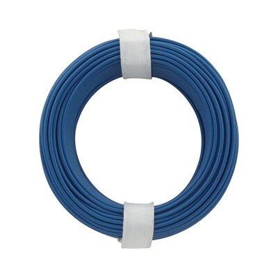 Kupferschalt Litze blau 0,14 mm 10m Ring