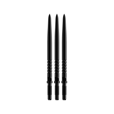 BULL´S NL CP Changeable Points Dart Wechsel- Spitzen Schraubspitzen Ringed Grip Schwarz Ringed Grip Point 32 mm
