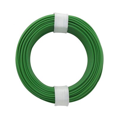 Kupferschalt Litze grün 0,14 mm 10m Ring