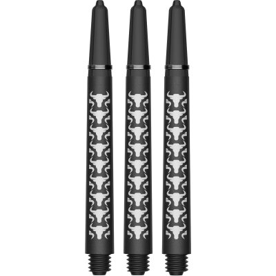 BULL´S NL Dart Capo Carbon Dart Shaft Schwarz Bulls NL Weiß M Mittel