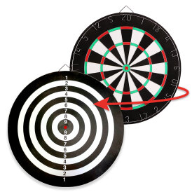 Karella Dartboard Training Set inkl. 2 Satz Steeldarts