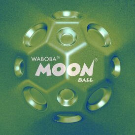 Waboba Moon Ball Metallic Extreme Bouncing Springball Sprungball Metalic Grün