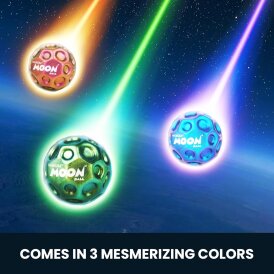 Waboba Moon Ball Metallic Extreme Bouncing Springball Sprungball Metalic Grün