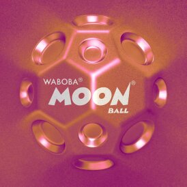 Waboba Moon Ball Metallic Extreme Bouncing Springball Sprungball Metalic Rot
