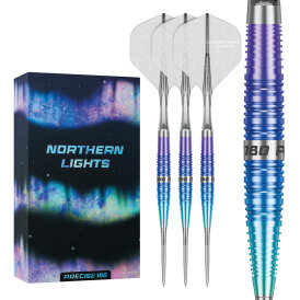 Precise180 Steel Darts Northern Lights mit SUP Fligths...