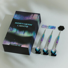 Precise180 Steel Darts Northern Lights Caliburn EVO Point 90% Tungsten Steeltip Dart Steeldart