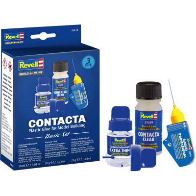 Revell Contacta Basic Set / 3 Pack Revell Modellbau-Kleber