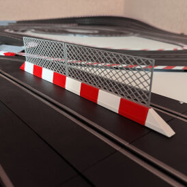 DSM - RC Pit Lane Boxenmauer mit Zaun Begrenzung...