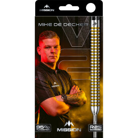 Mission Darts Steel Darts R2.5 Rapid Point Mike De Decker V2 95% Tungsten Steeltip Darts Steeldart